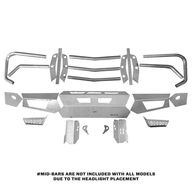 Precision Full Grille - Bumper Pieces - Front - MOVE Bumpers