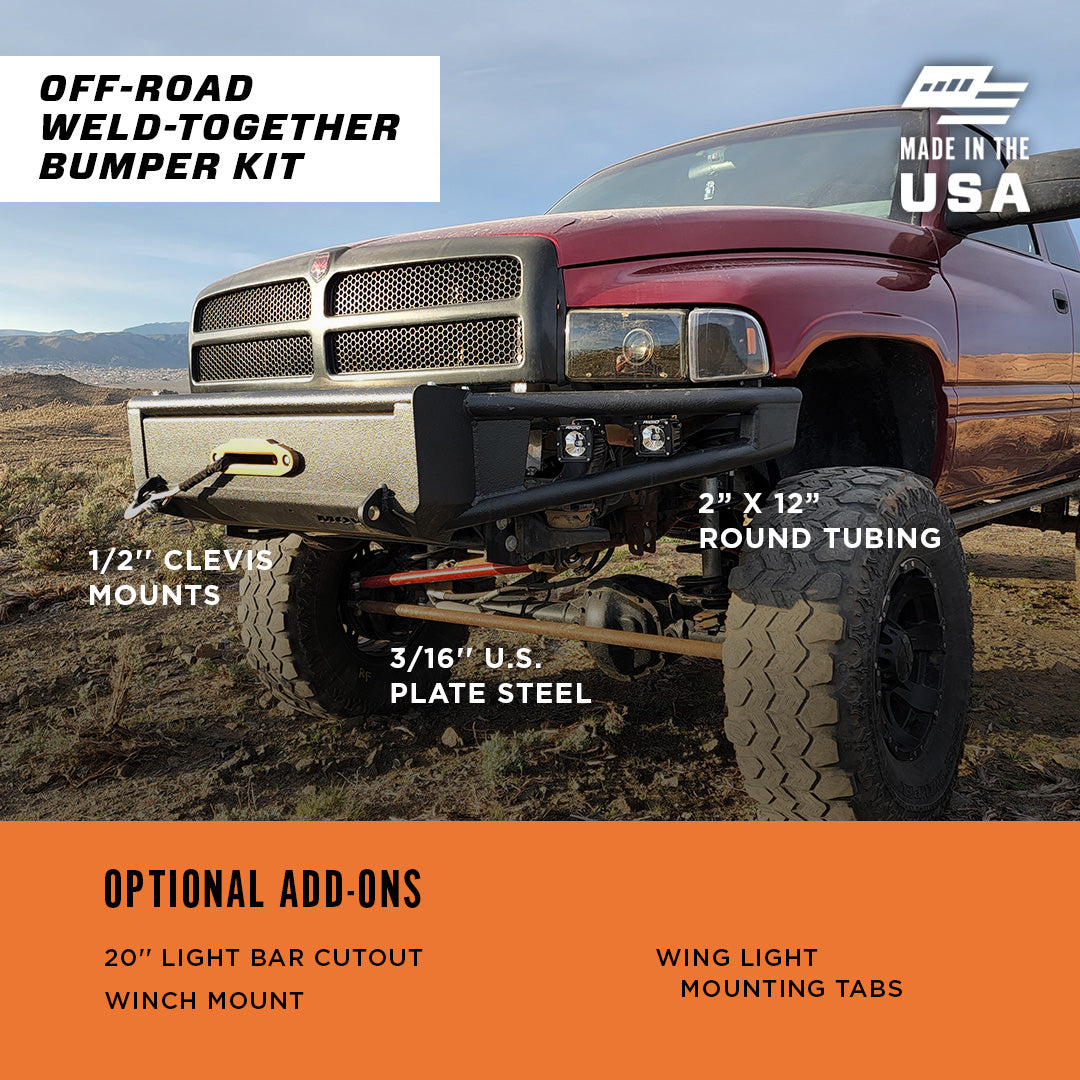 Embark Front Bull Bar Bumper Kit