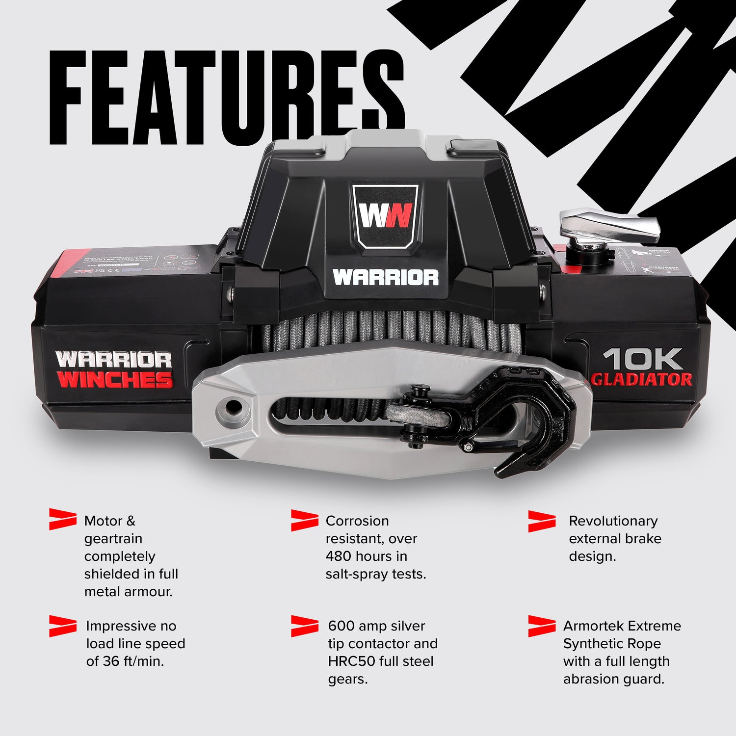Warrior Winch - Gladiator F Type