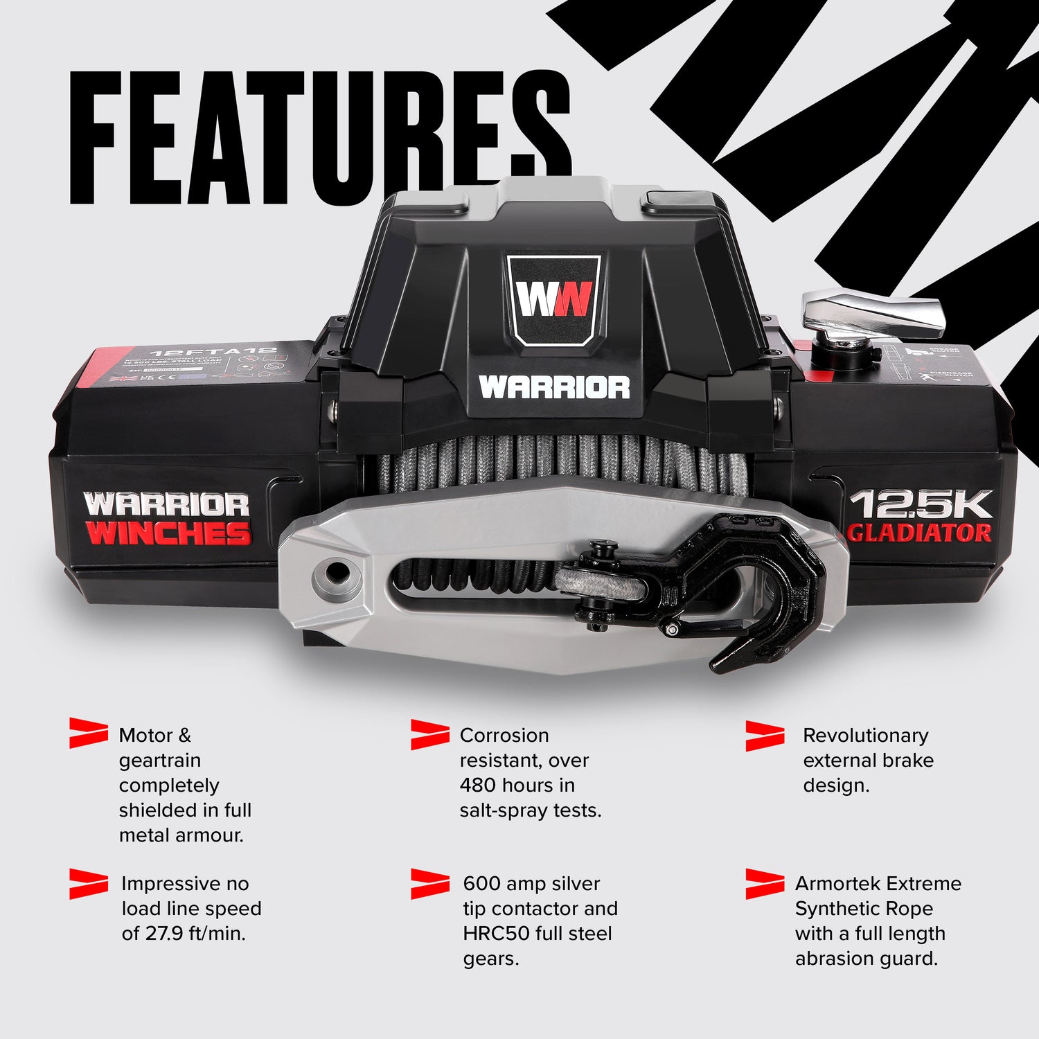 Warrior Winch - Gladiator F Type