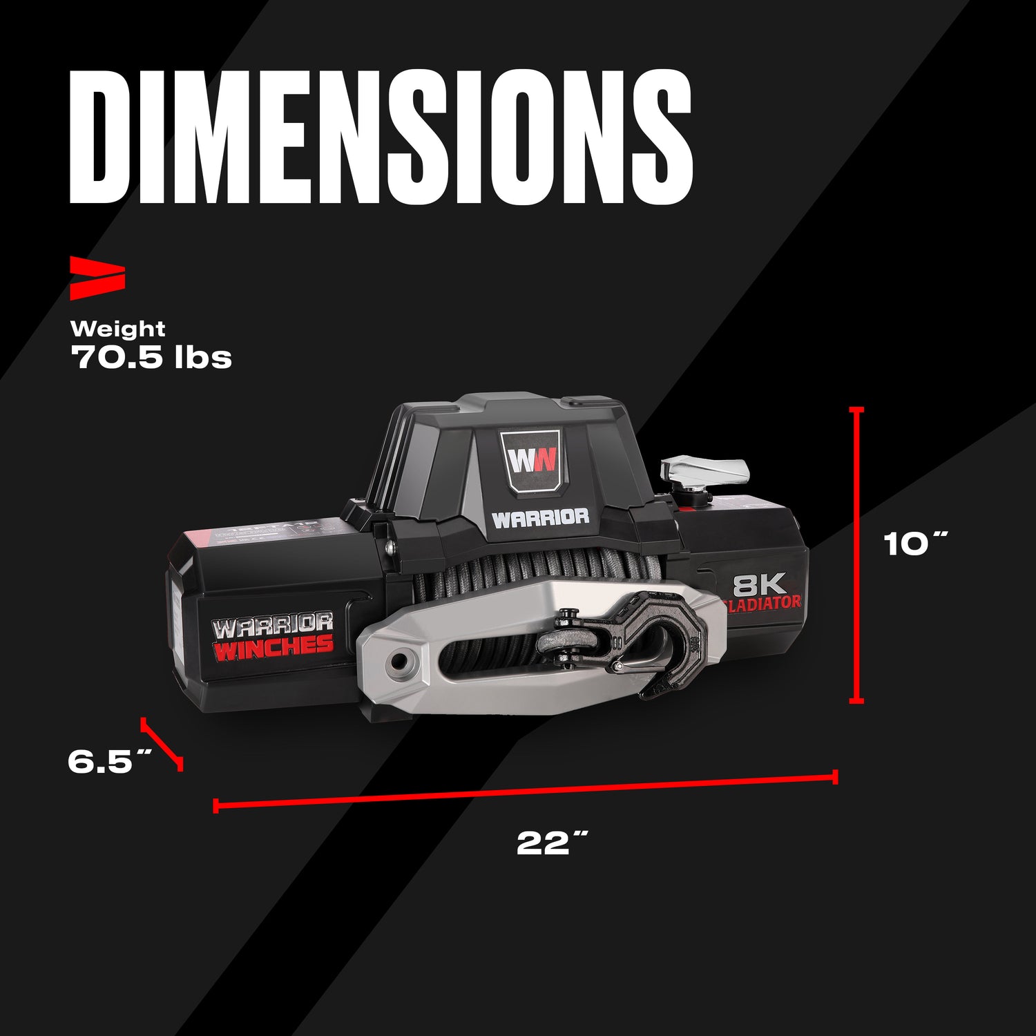 Warrior Winch - Gladiator F Type