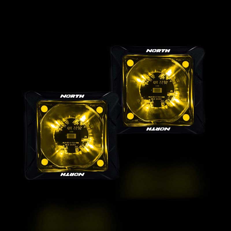 RGB Pod Lights - Yellow - North Lights