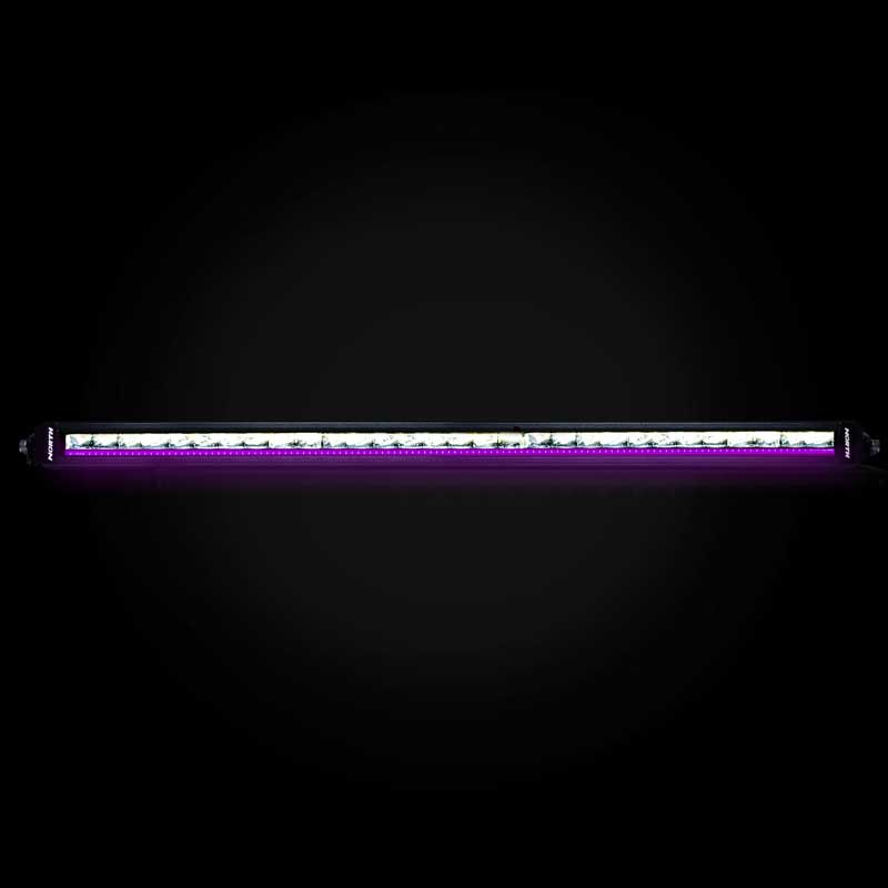 RGB-W Single Row Light Bar - Purple - North Lights