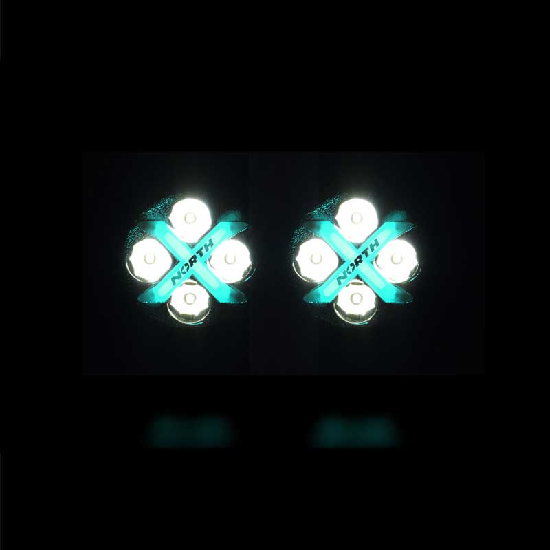 RGB Round Pod Lights - Cyan - North Lights