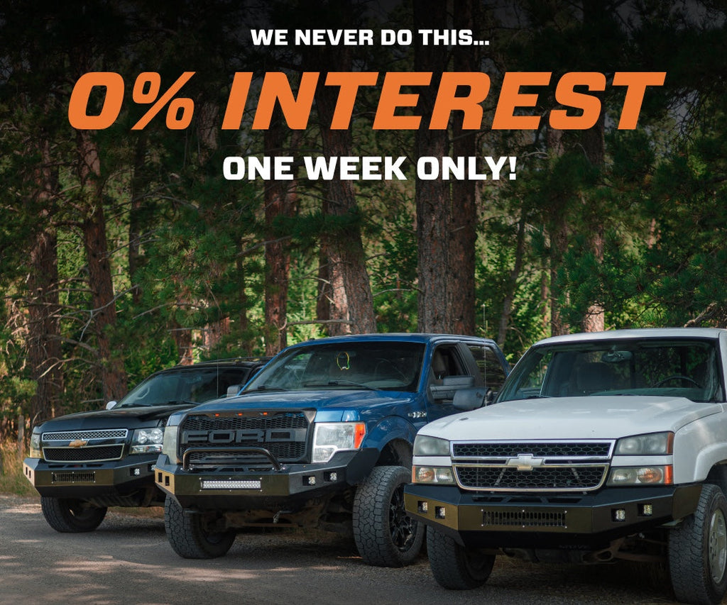 Limited Offer: 0% Financing!