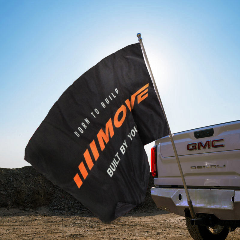 Flag holder for shop suv