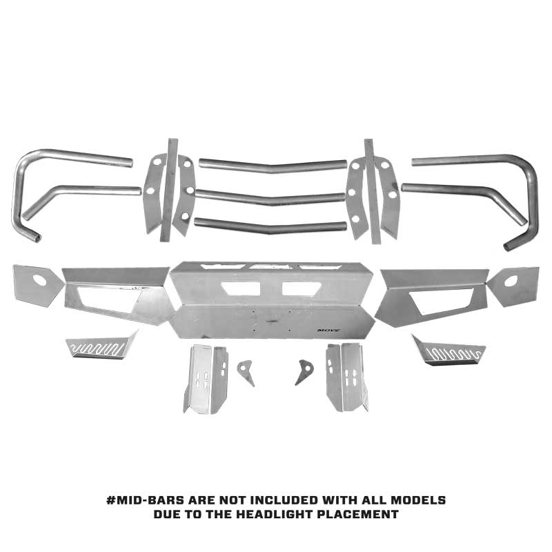 Precision Full Grille - Bumper Pieces - Front  - MOVE Bumpers