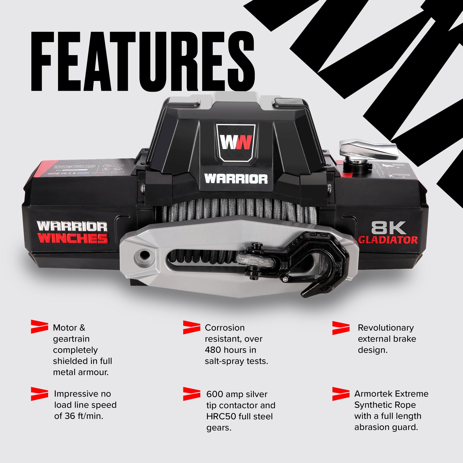 Warrior Winch - Gladiator F Type