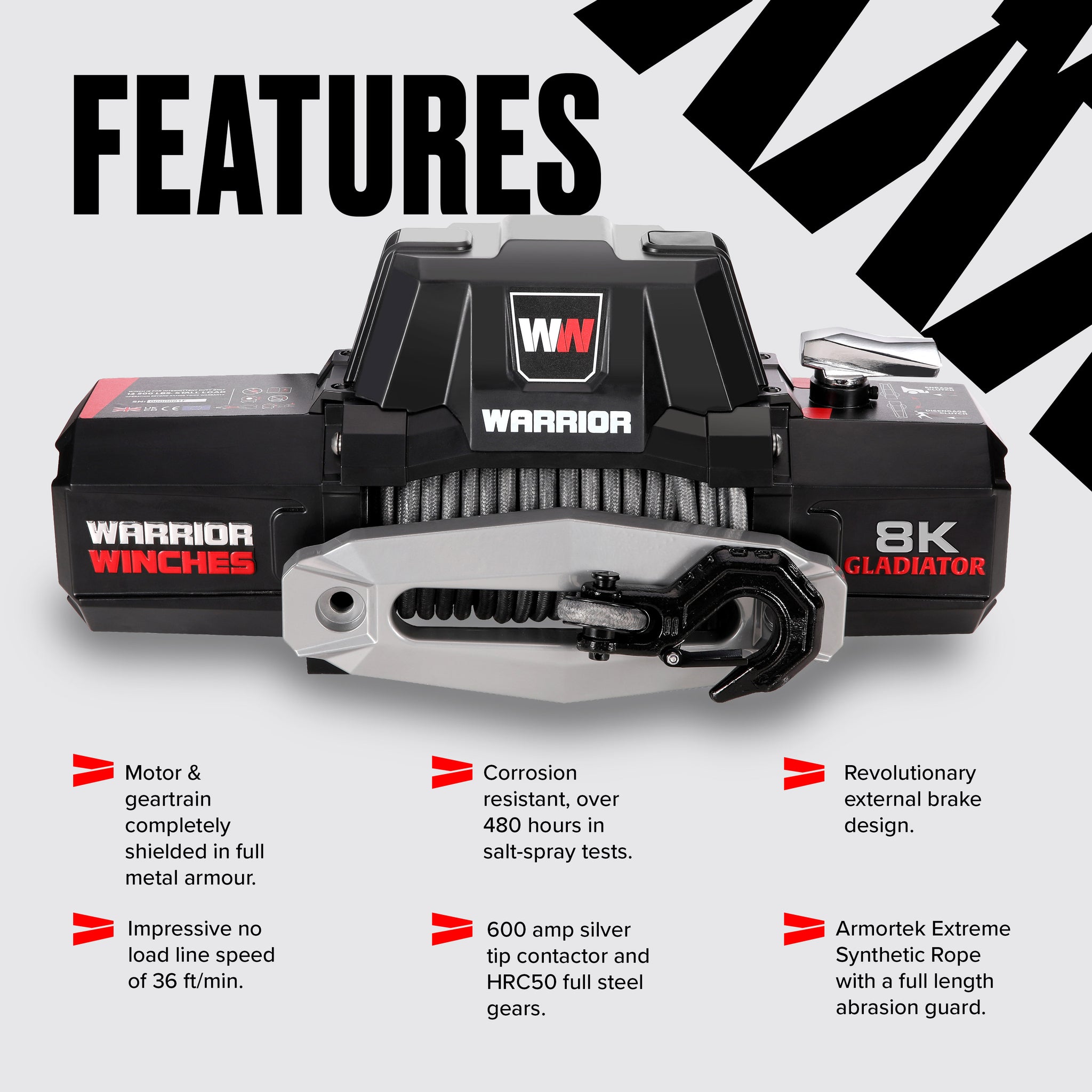 Warrior Winch - Gladiator F Type