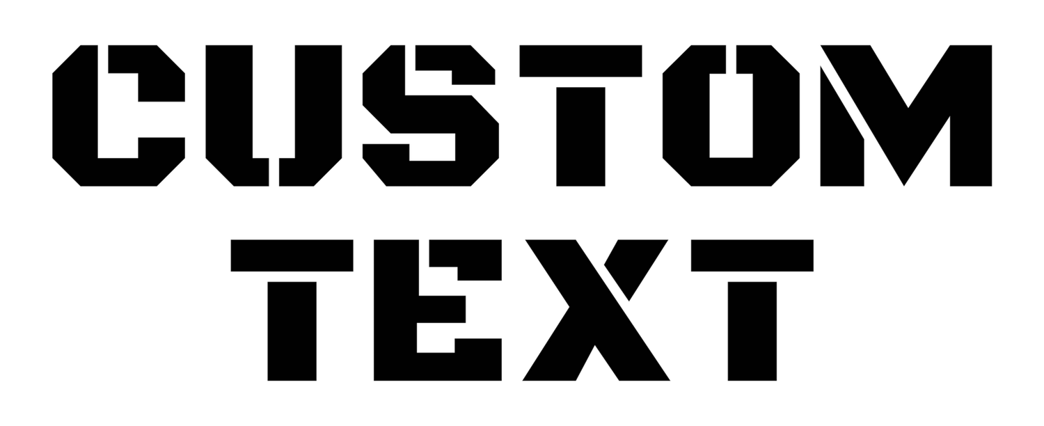 Center Options Custom Text