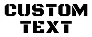 Center Options Custom Text