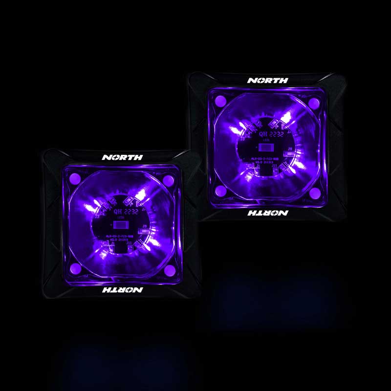 RGB Pod Lights - Purple - North Lights