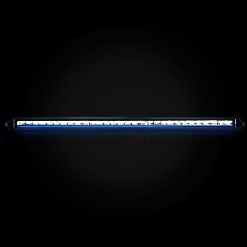 RGB-W Single Row Light Bar - Blue - North Lights