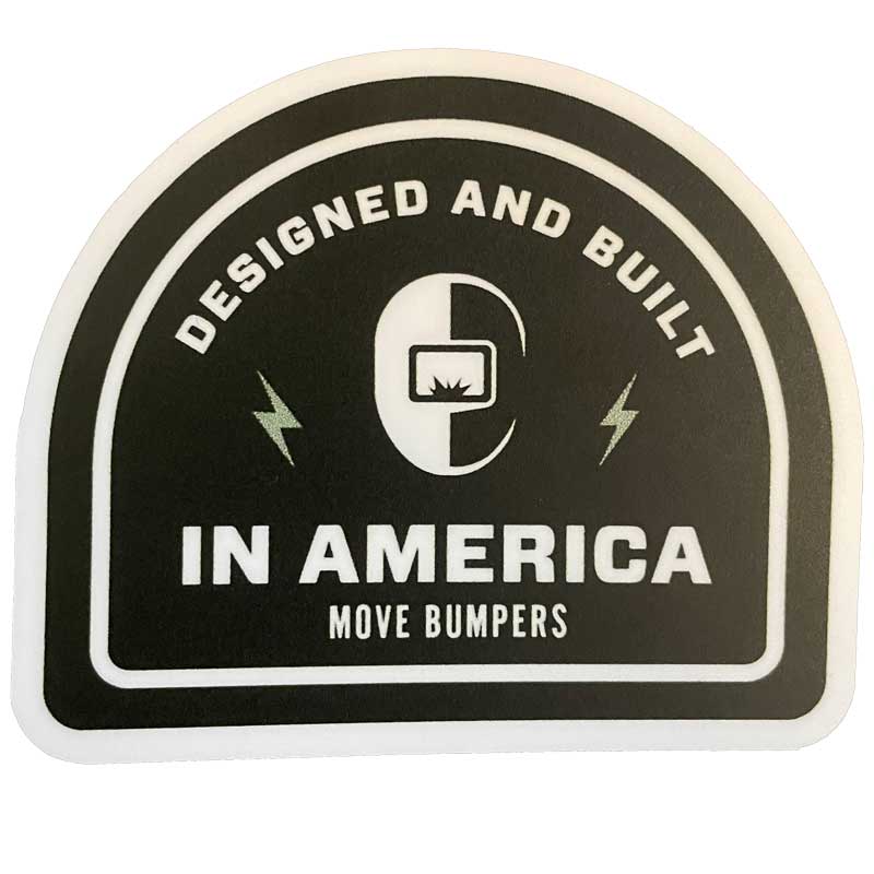 MOVE Bumpers Designed in America Sticker