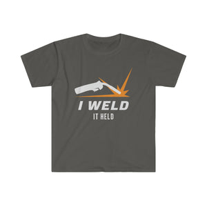 I Weld. It Held - T-shirt - MOVE Bumpers - Charcoal