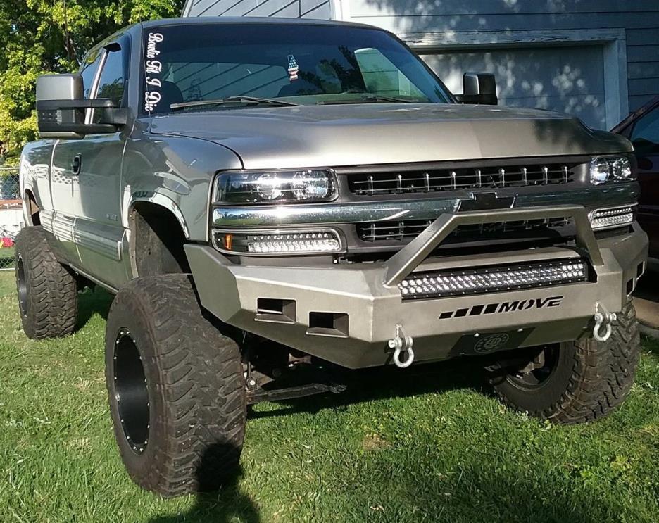 Classic Square Force Prerunner Front Bumper Kit - Chevy