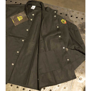 Black Flame-resistant welding jacket - MOVE Bumpers